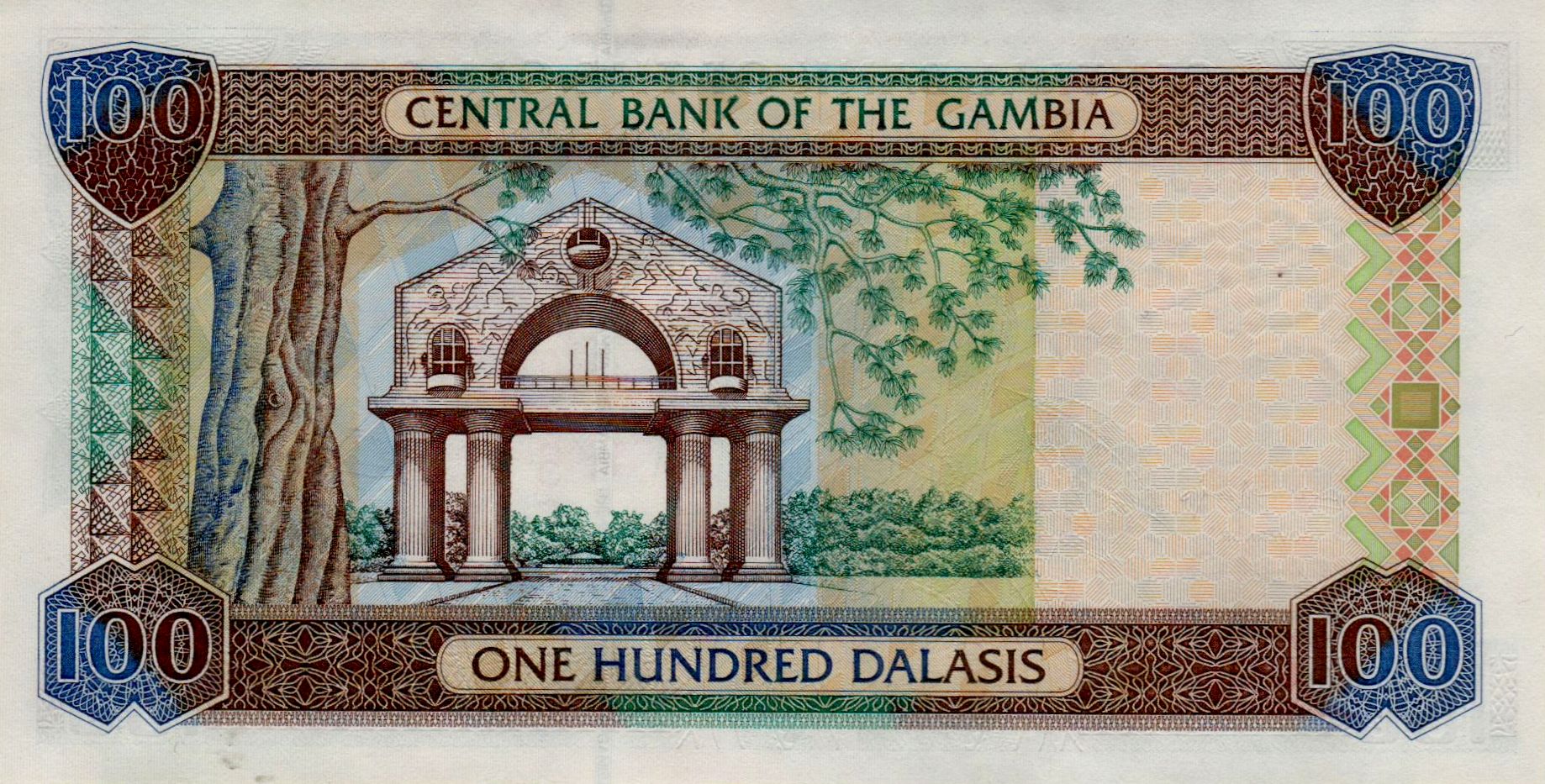 Gambia 100 2001 UNC P-24/a